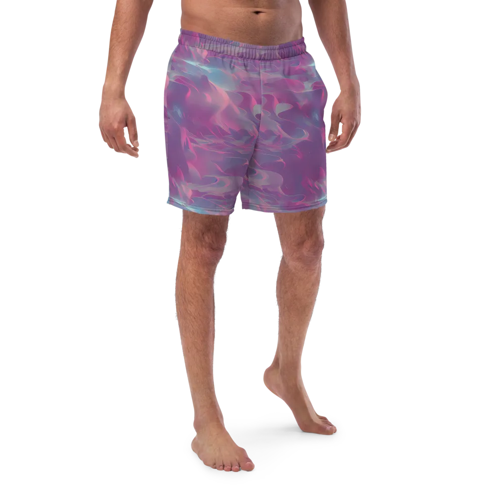 Dreamscape Swirl on Swim Trunks — Front