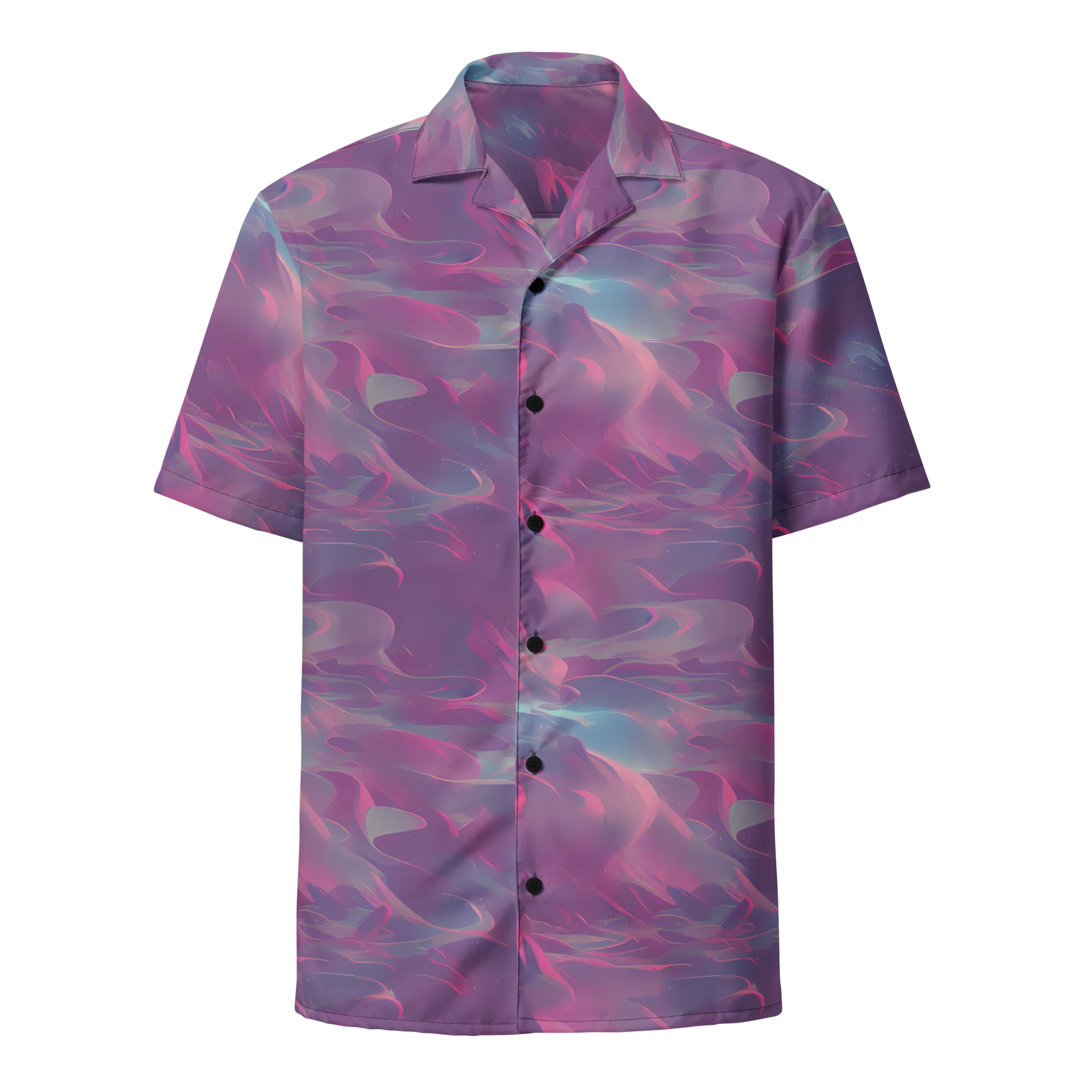 Dreamscape Swirl on Button Shirt — Front
