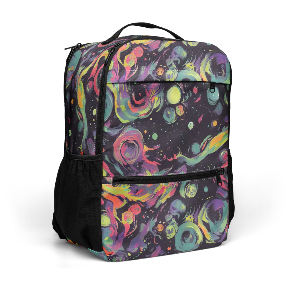 Psychedelic Drift on Utility Backpack — Right Front