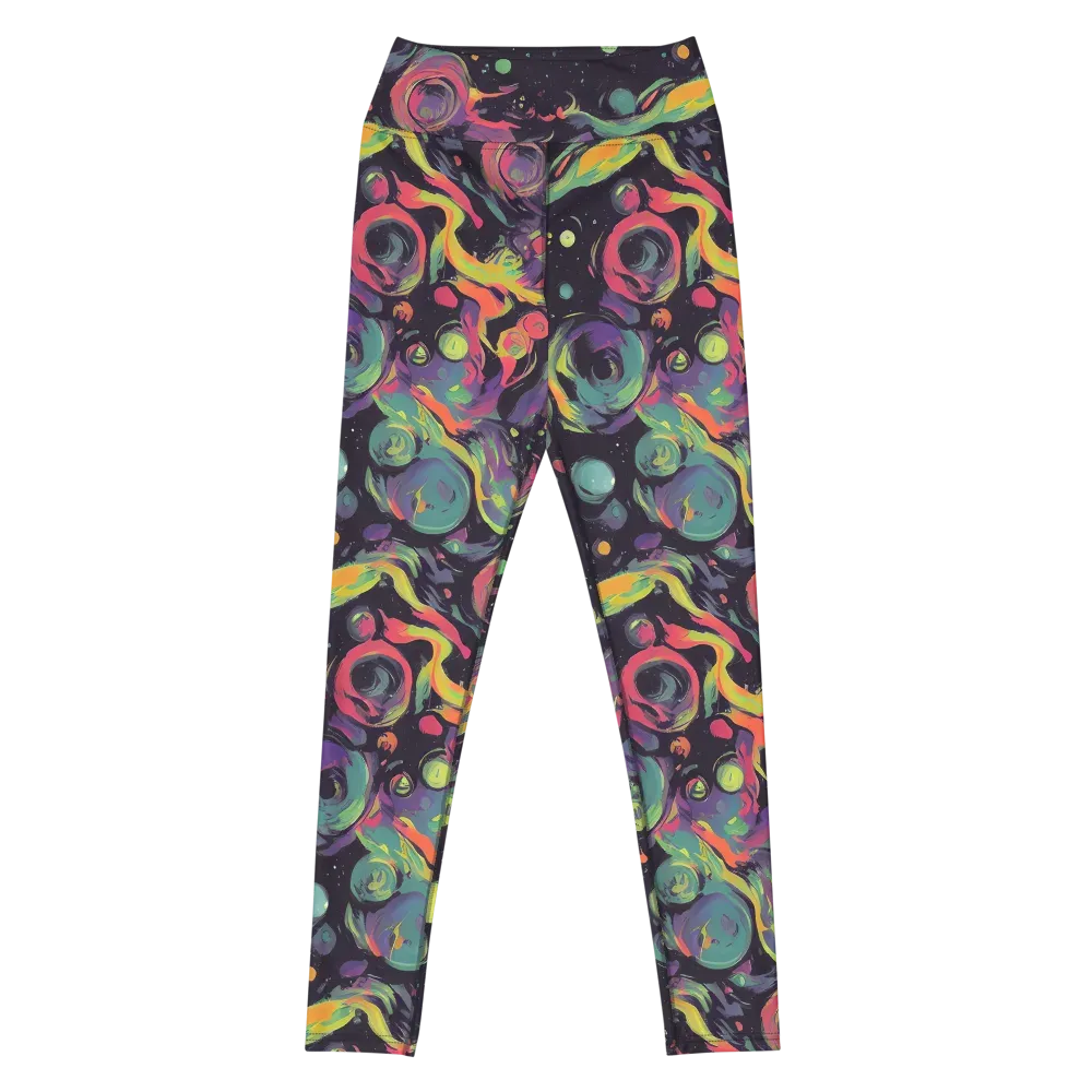 Psychedelic Drift on Yoga Leggings — Front