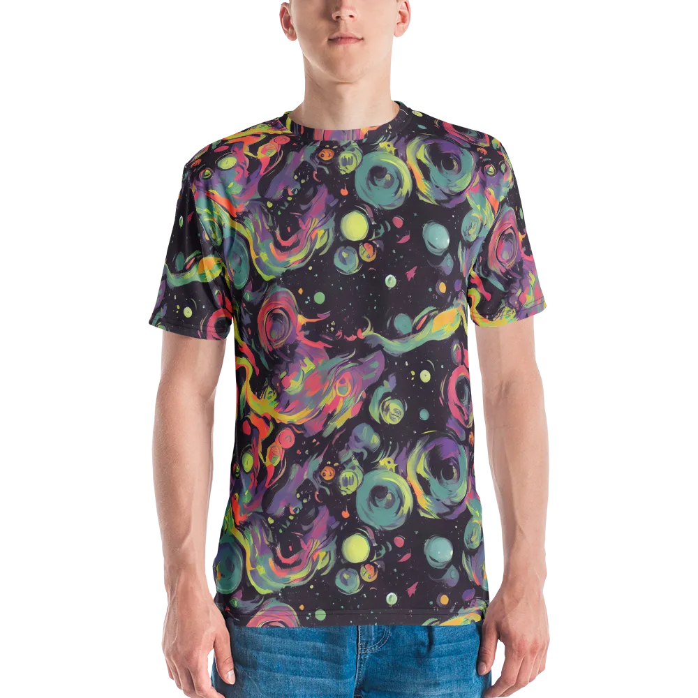 Psychedelic Drift on Men's Crew Neck T-Shirt — Front