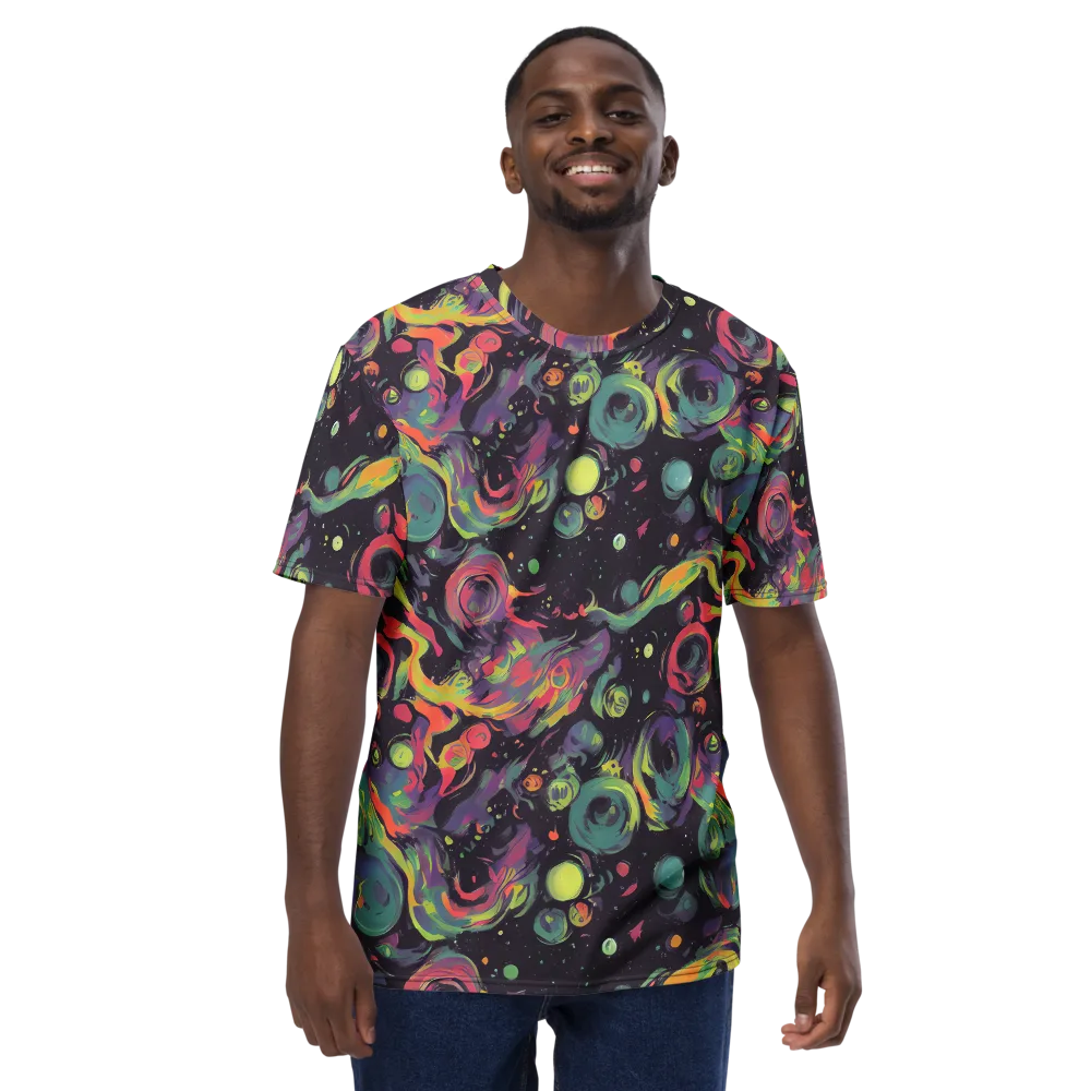 Psychedelic Drift on Men's Crew Neck T-Shirt — Front