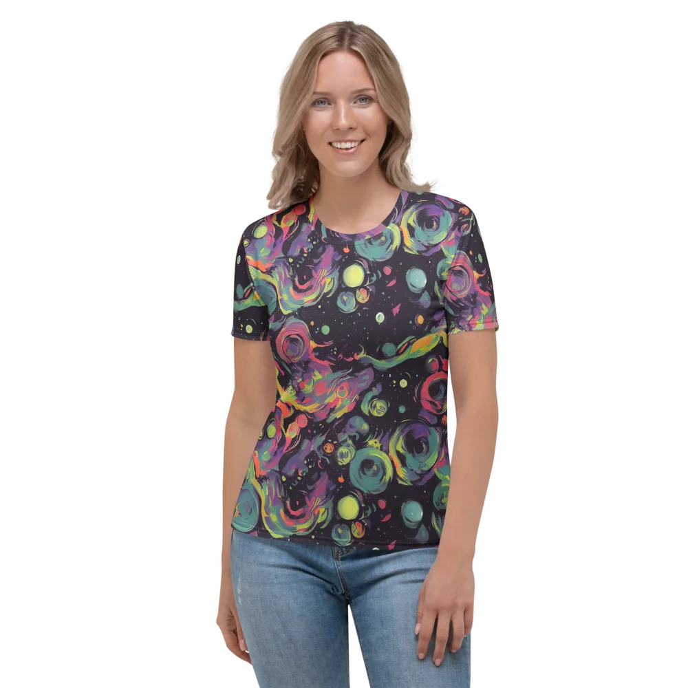 Psychedelic Drift on Women's Crew Neck T-Shirt — Front