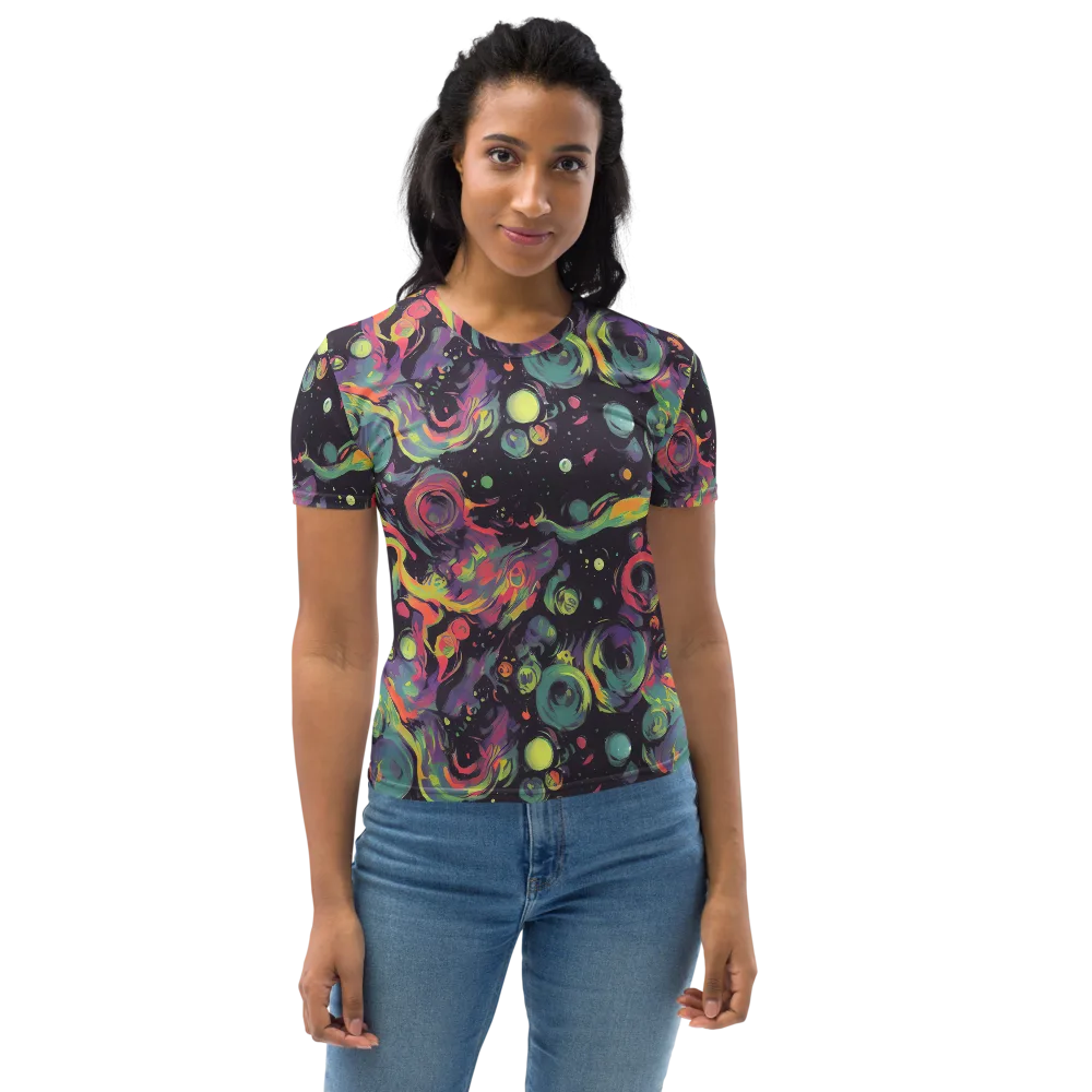 Psychedelic Drift on Women's Crew Neck T-Shirt — Front