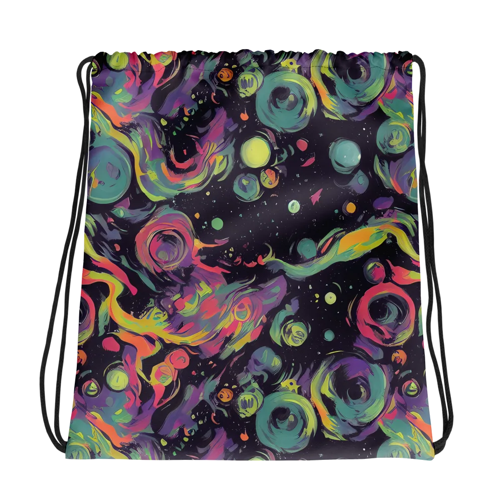 Psychedelic Drift on Drawstring Bag — Photo