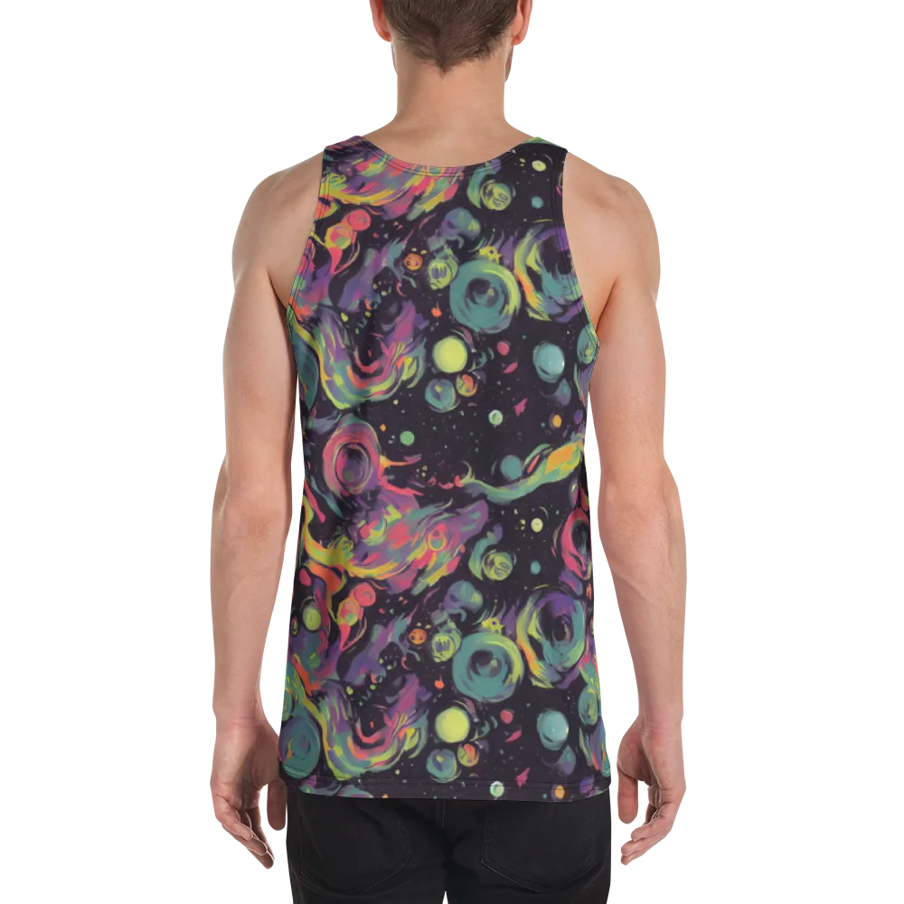 Psychedelic Drift on Men's Tank Top — Back