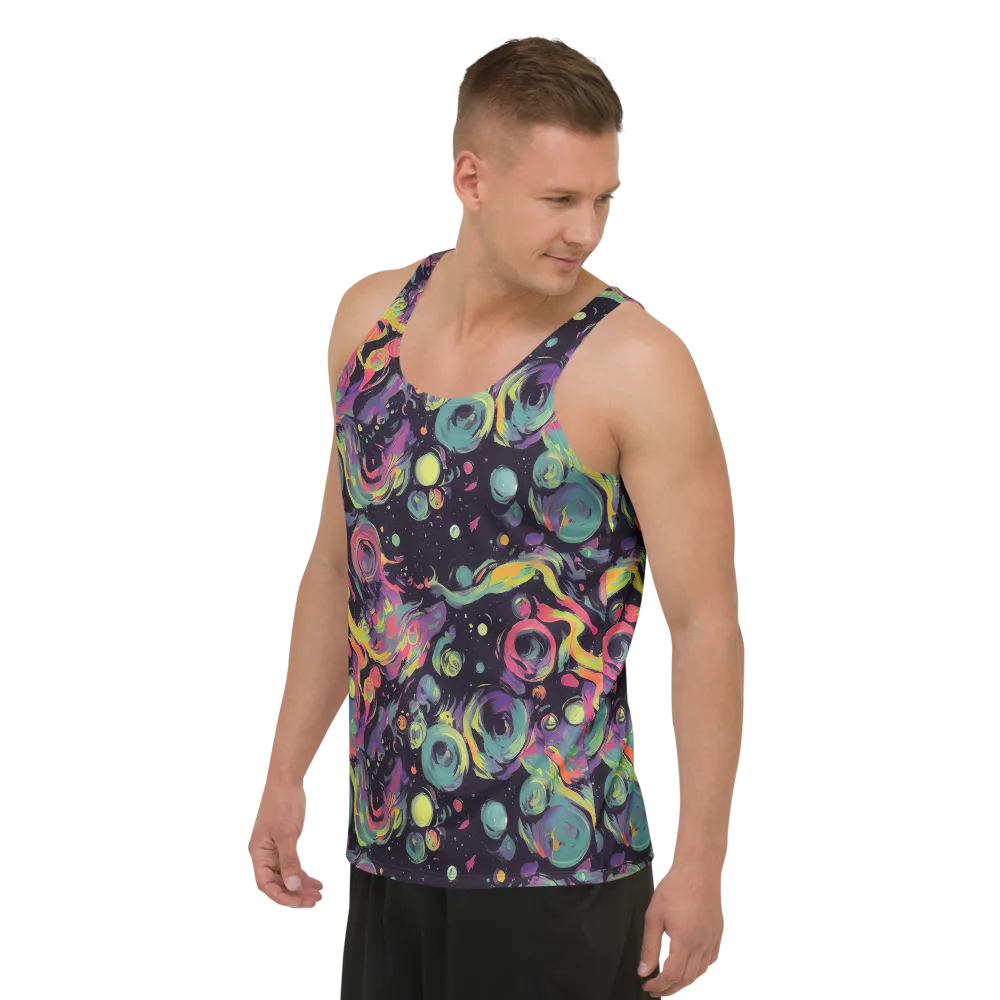 Psychedelic Drift on Men's Tank Top — Left Front