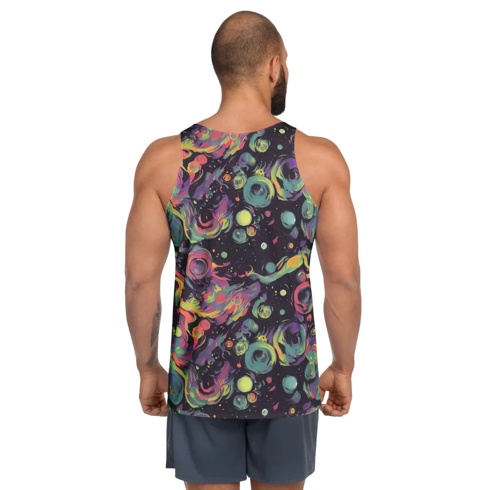 Psychedelic Drift on Men's Tank Top — Back