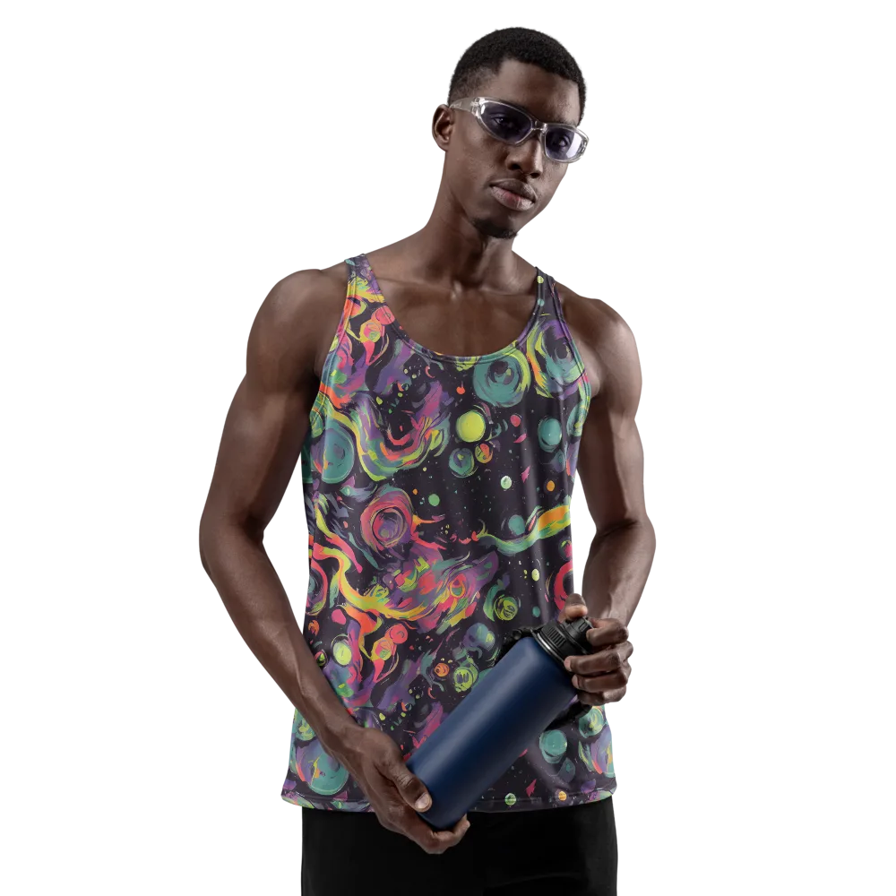 Psychedelic Drift on Men's Tank Top — Front