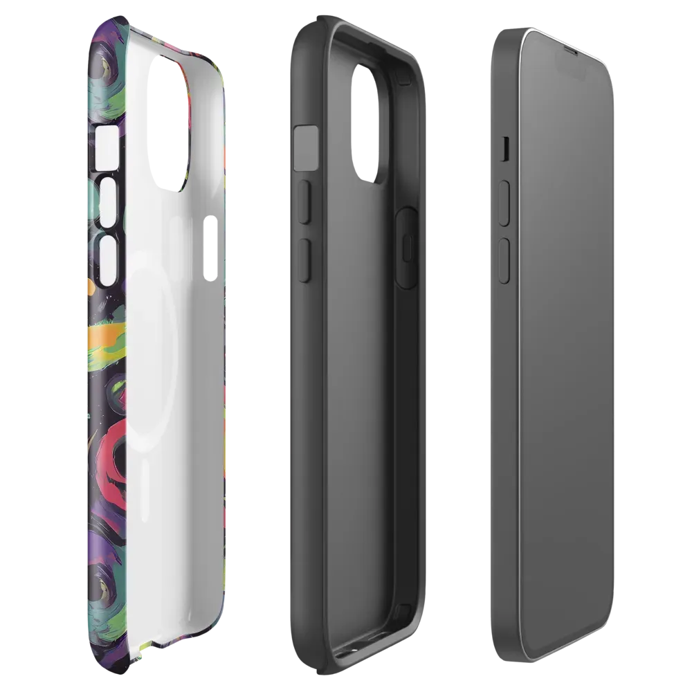 Psychedelic Drift on MagSafe Tough Case for iPhone® — Front