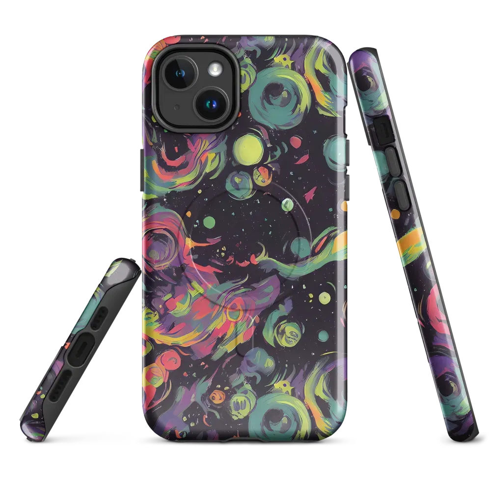 Psychedelic Drift on MagSafe Tough Case for iPhone® — Front