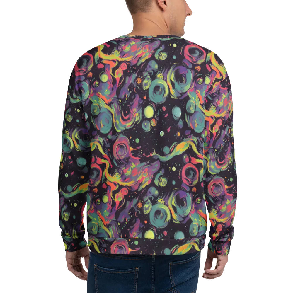 Psychedelic Drift on Sweatshirt — Back