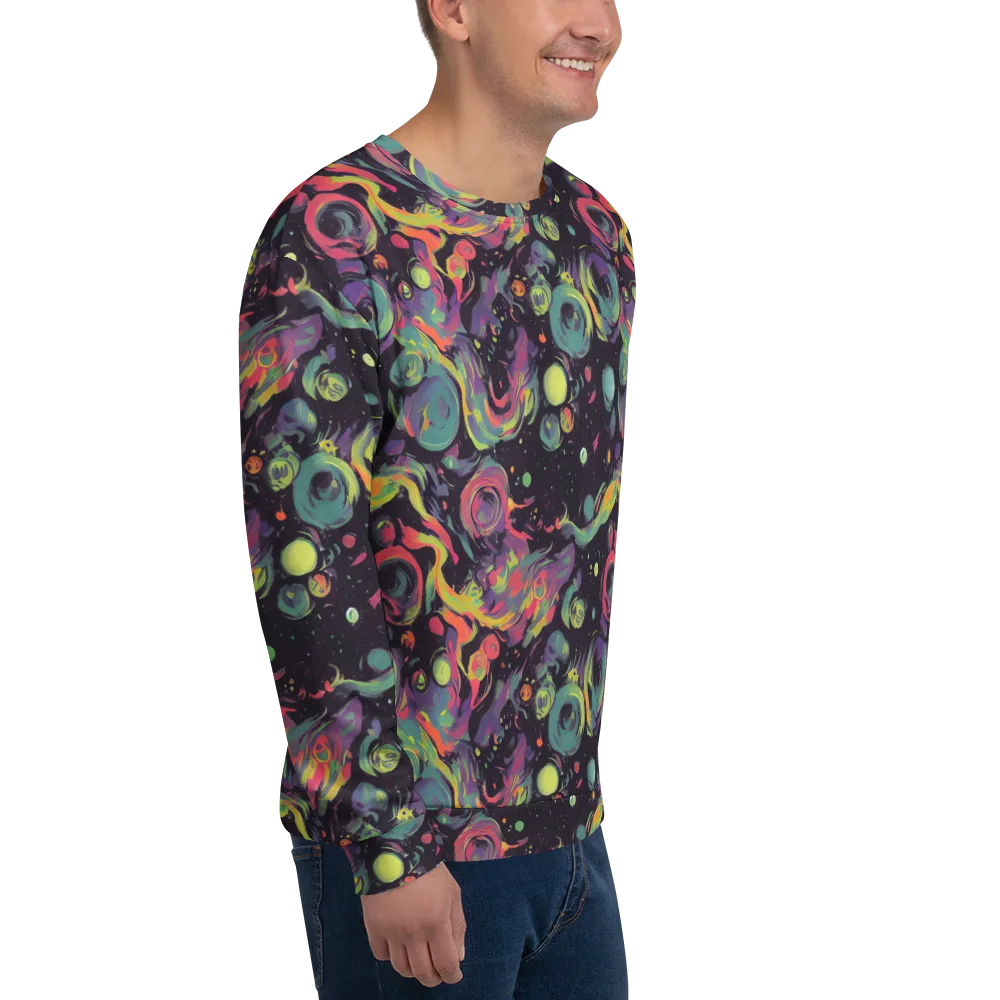 Psychedelic Drift on Sweatshirt — Right Front
