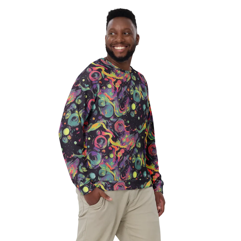 Psychedelic Drift on Sweatshirt — Front