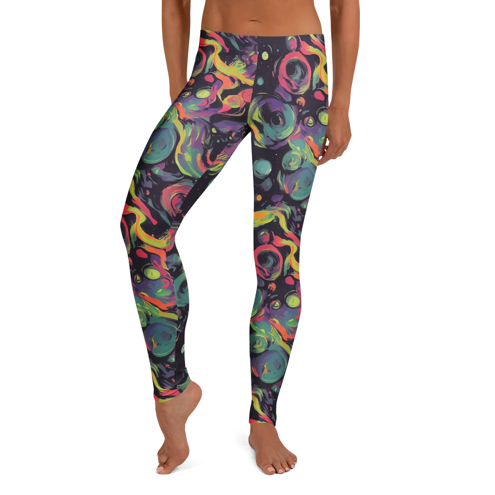 Psychedelic Drift on Leggings — Front