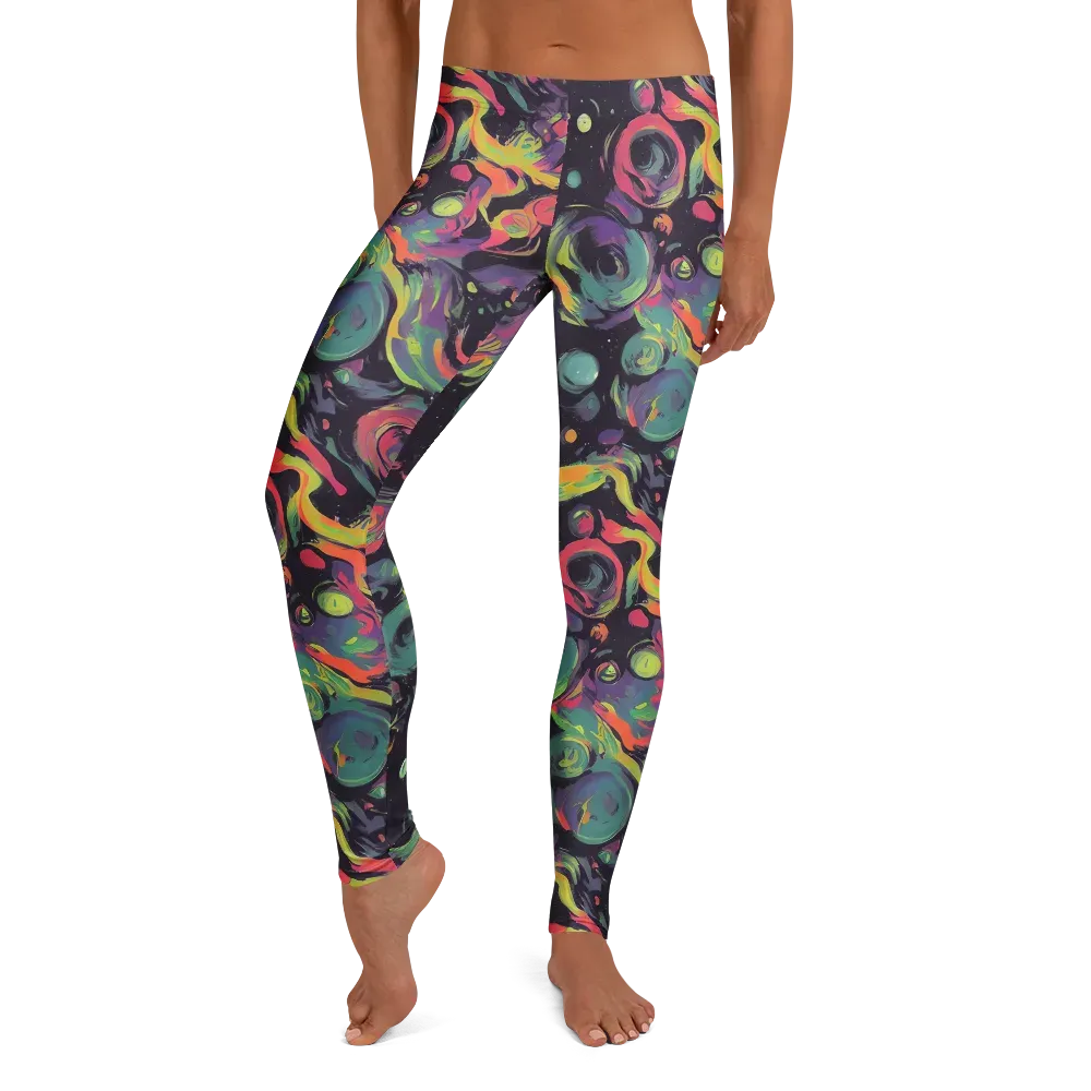Psychedelic Drift on Leggings — Front