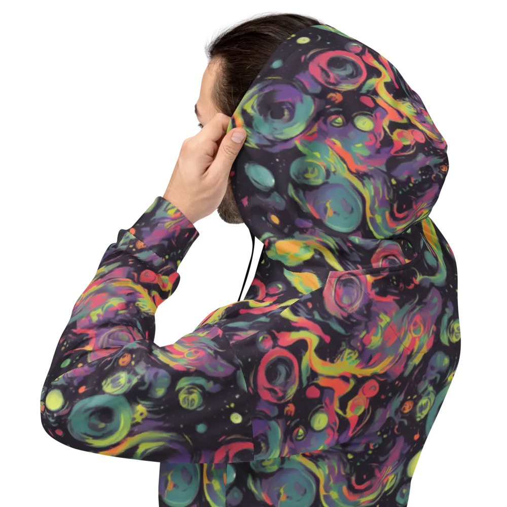 Psychedelic Drift on Hoodie — Back