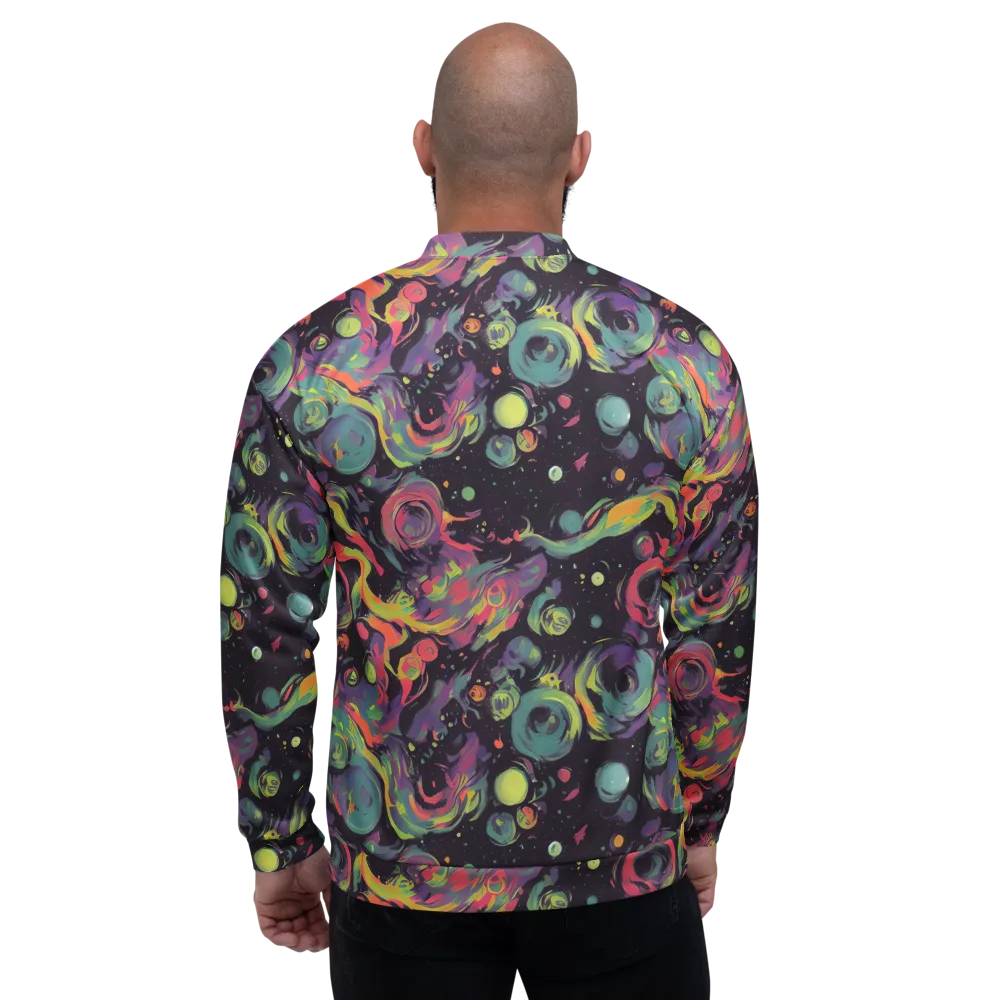 Psychedelic Drift on Bomber Jacket — Back