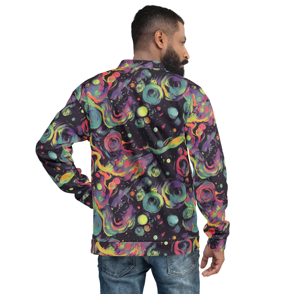 Psychedelic Drift on Bomber Jacket — Back