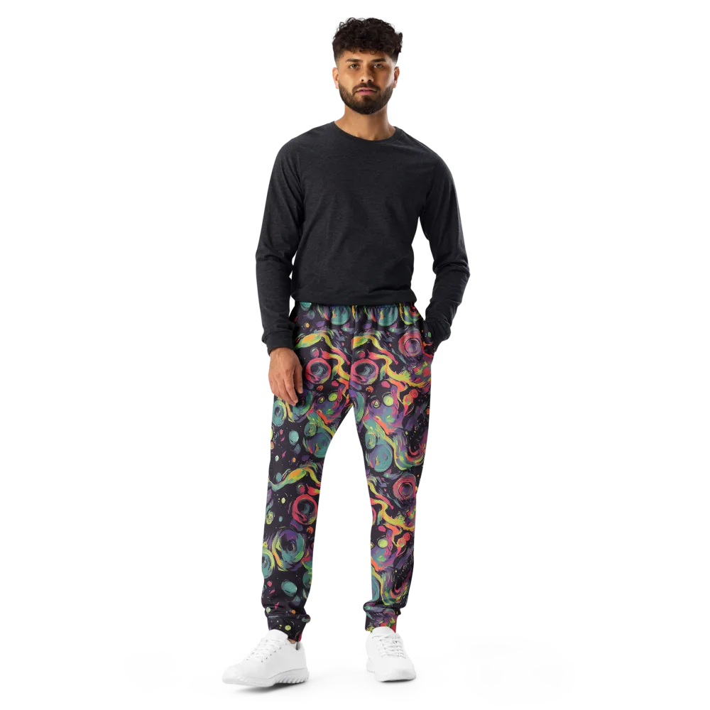 Psychedelic Drift on Men's Joggers — Front