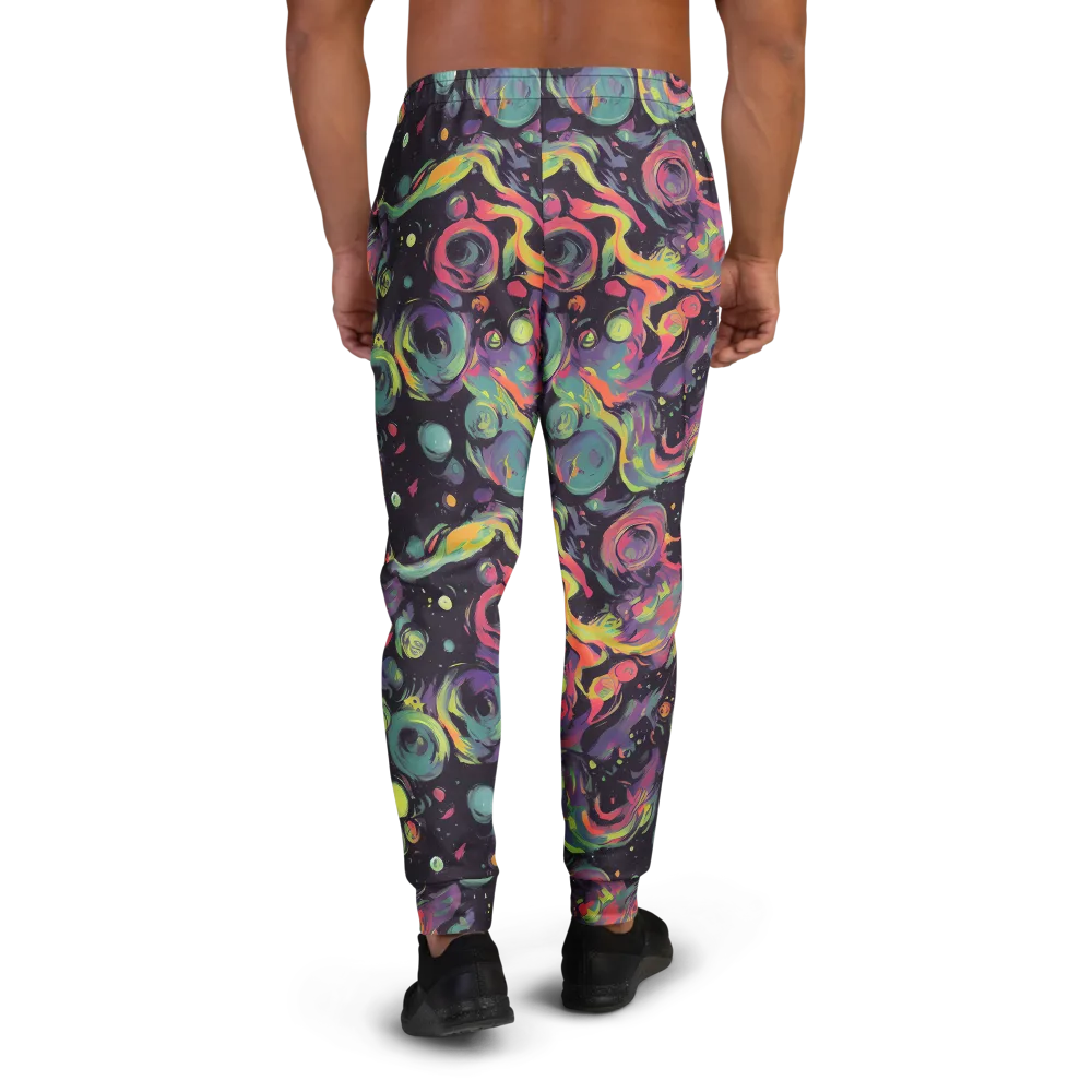 Psychedelic Drift on Men's Joggers — Back