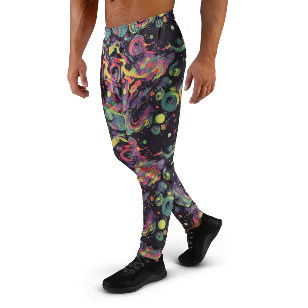 Psychedelic Drift on Men's Joggers — Left