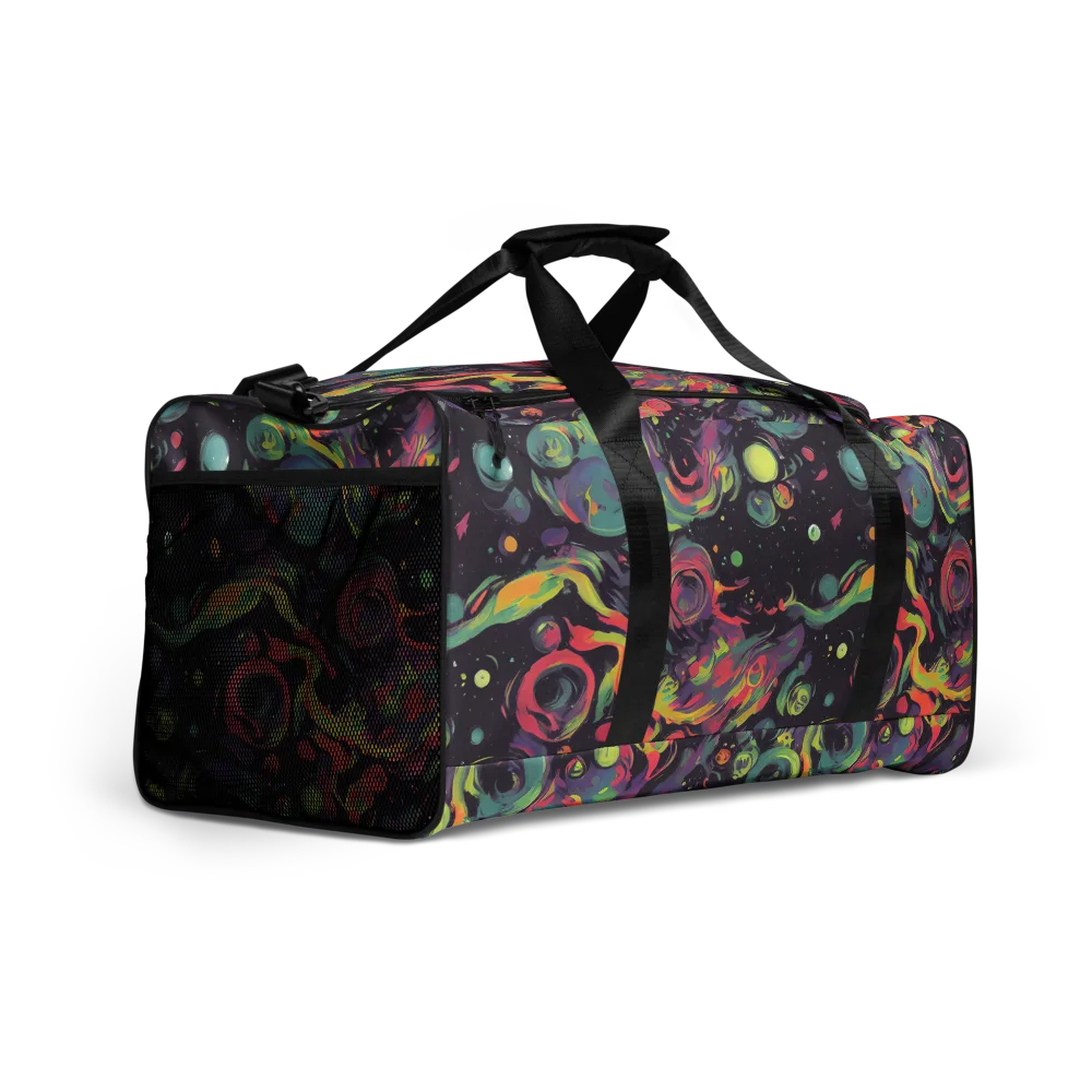 Psychedelic Drift on Duffle Bag — Right Front