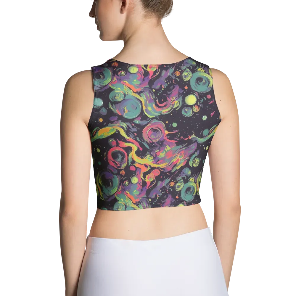 Psychedelic Drift on Crop Top — Back