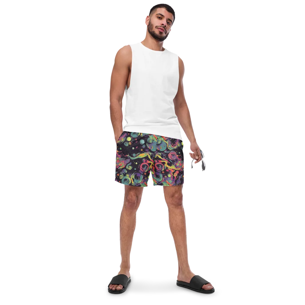 Psychedelic Drift on Swim Trunks — Front