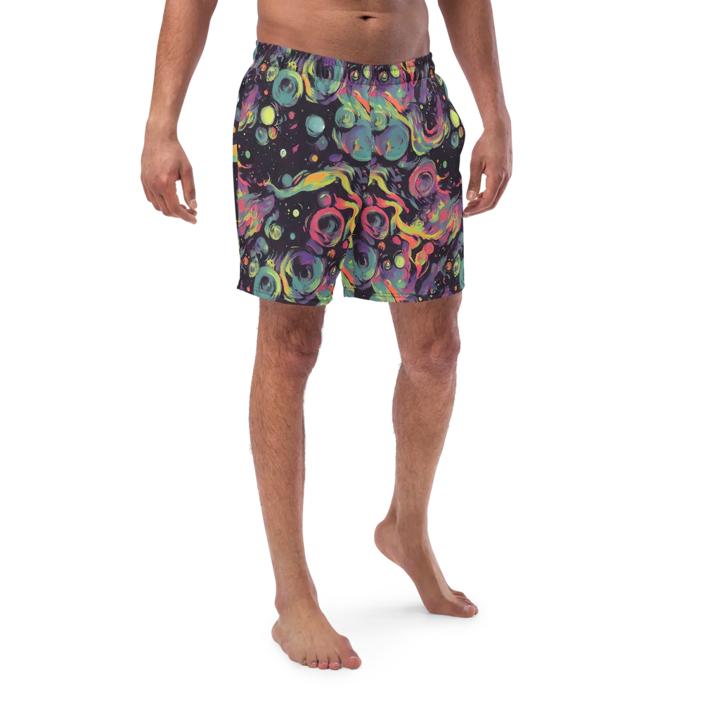 Psychedelic Drift on Swim Trunks — Front