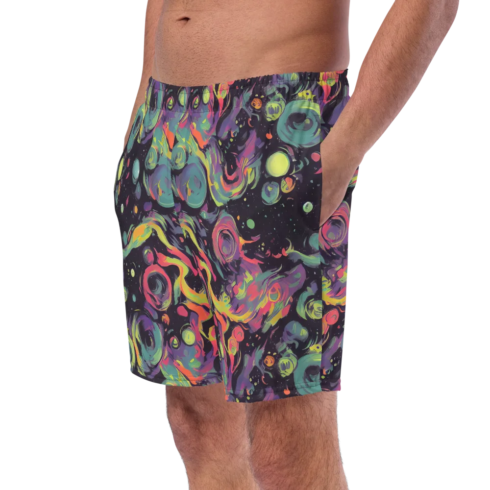Psychedelic Drift on Swim Trunks — Left Front