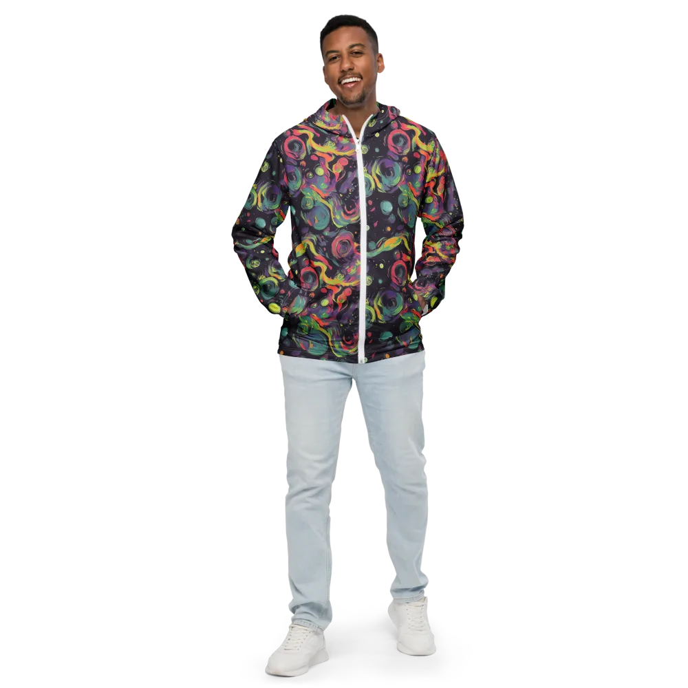 Psychedelic Drift on Men's Windbreaker — Front