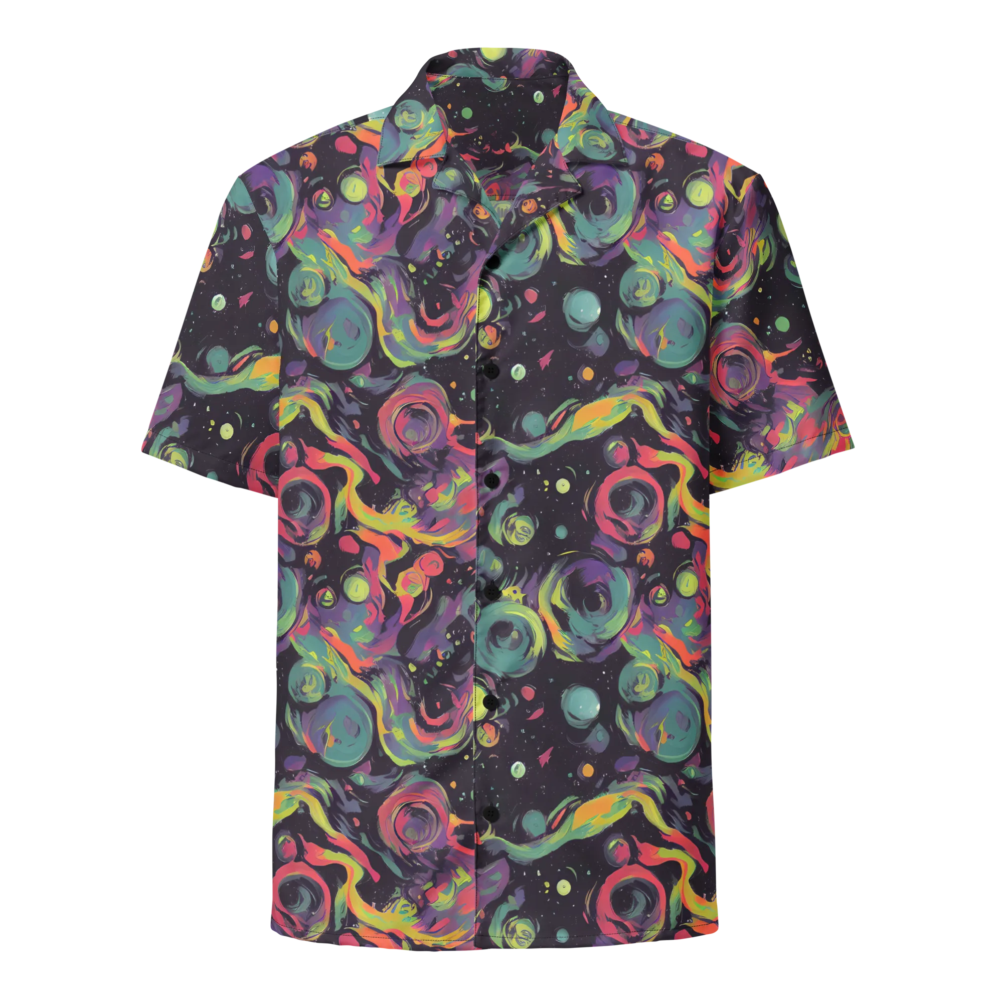 Psychedelic Drift on Button Shirt — Front