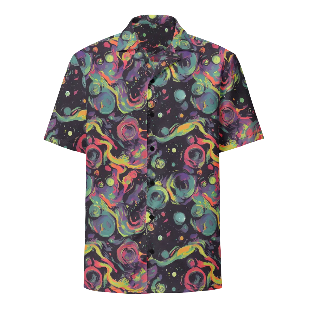 Psychedelic Drift on Button Shirt — Front