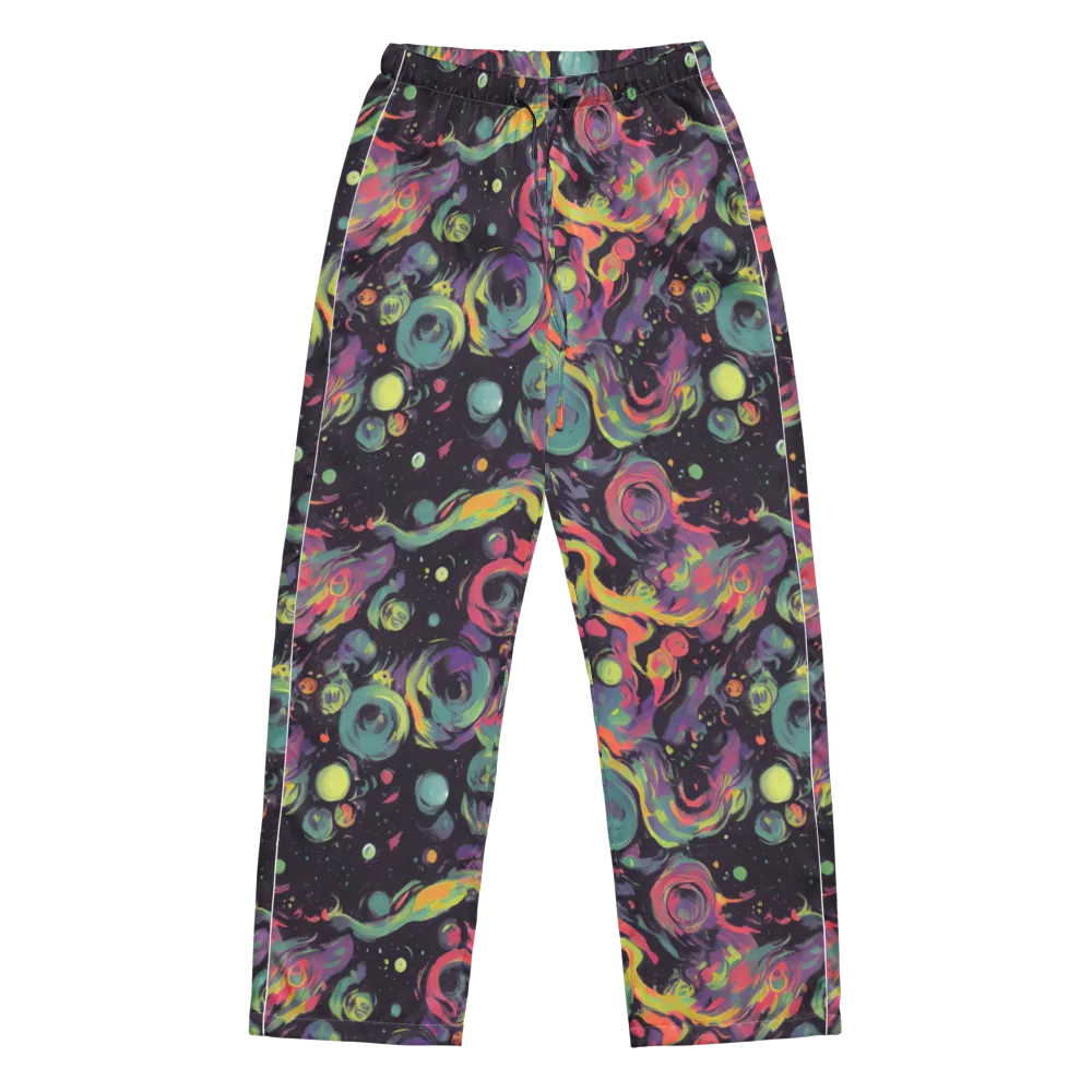 Psychedelic Drift on Women's Pajama Pants — Front