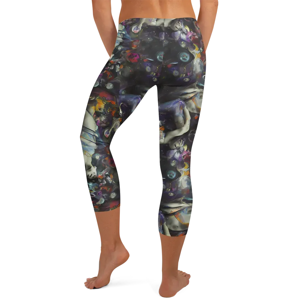 Dreamweaver's Canvas on Capri Leggings — Back