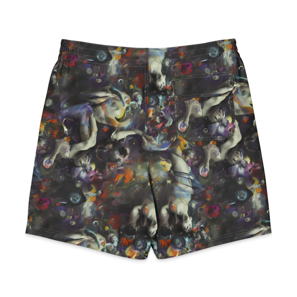 Dreamweaver's Canvas on Men's Board Shorts — Back