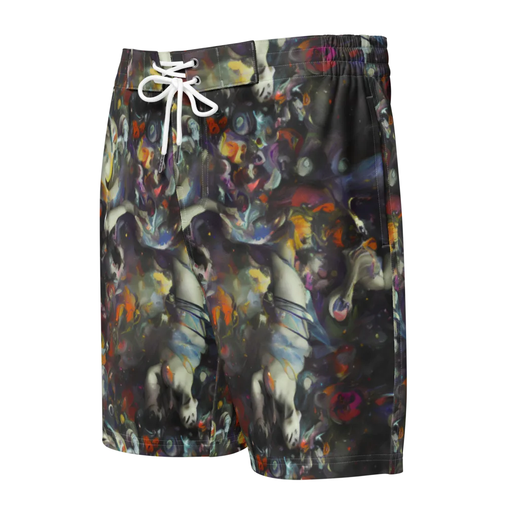 Dreamweaver's Canvas on Men's Board Shorts — Front