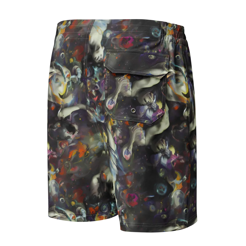 Dreamweaver's Canvas on Men's Board Shorts — Back