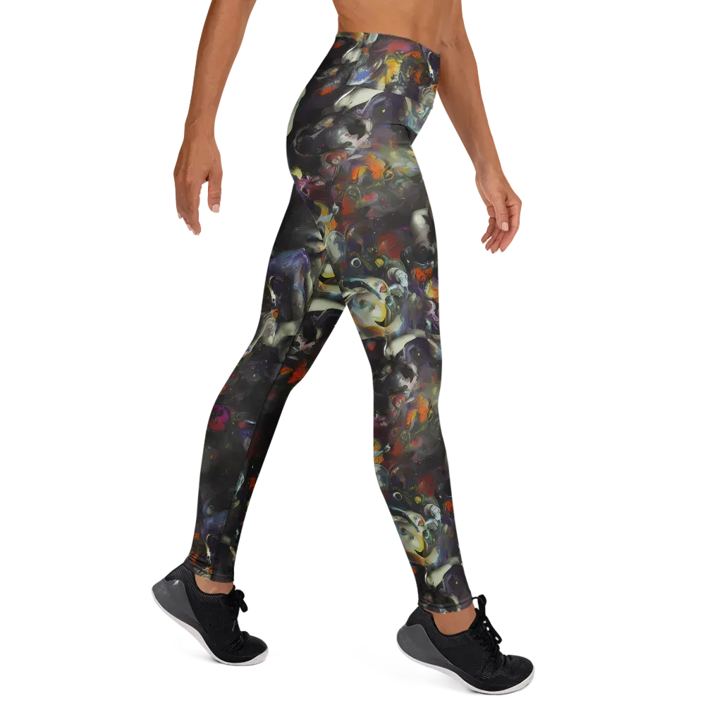 Dreamweaver's Canvas on Yoga Leggings — Right