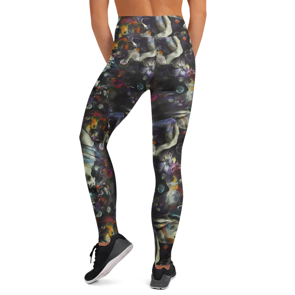 Dreamweaver's Canvas on Yoga Leggings — Back