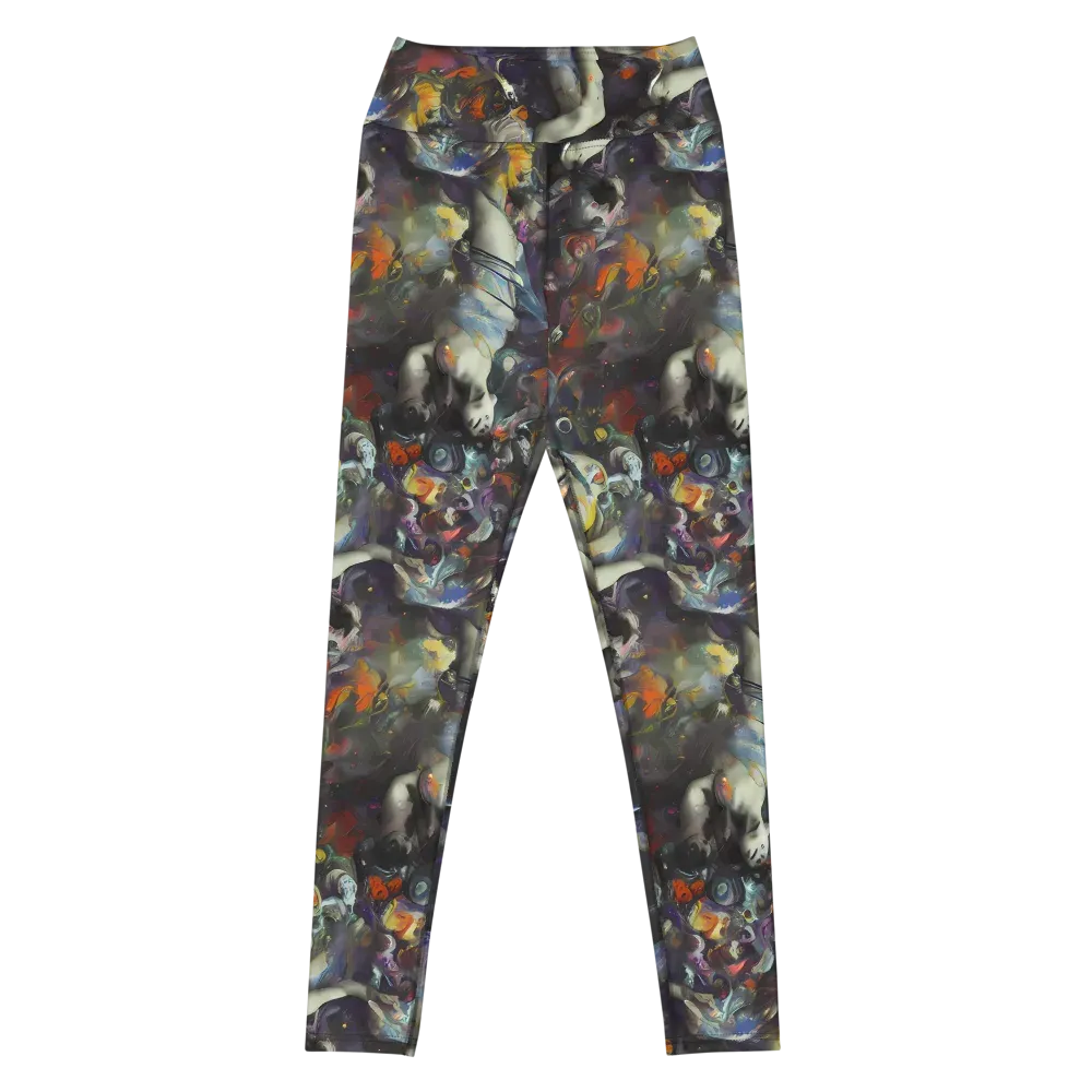 Dreamweaver's Canvas on Yoga Leggings — Front