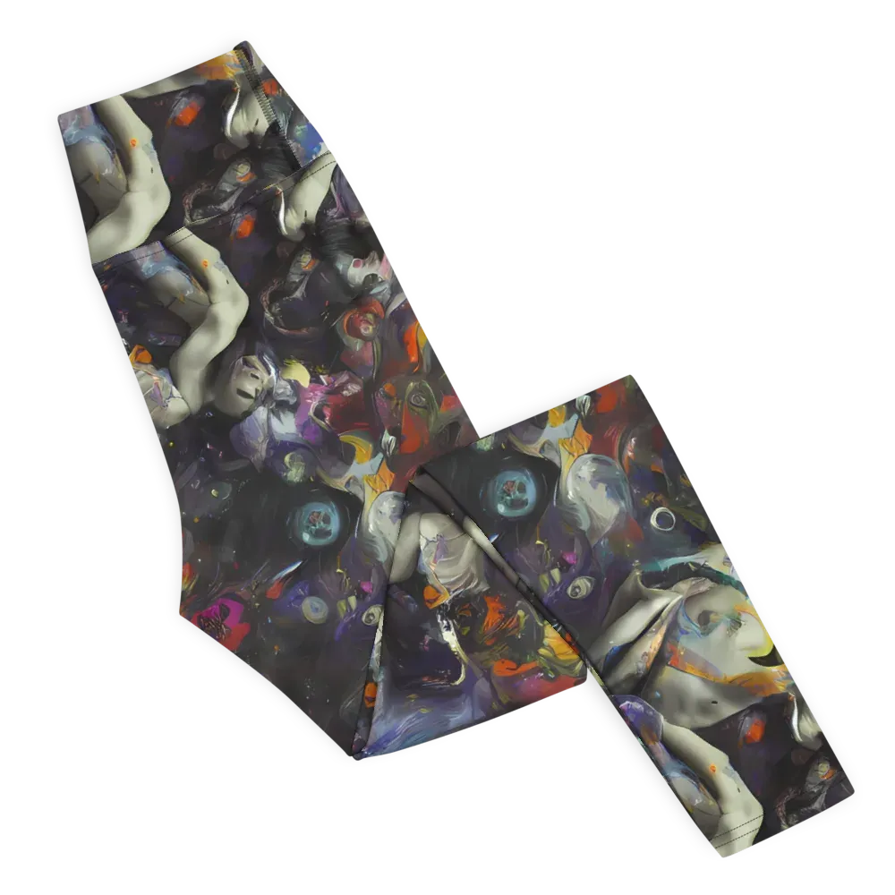 Dreamweaver's Canvas on Yoga Leggings — Right