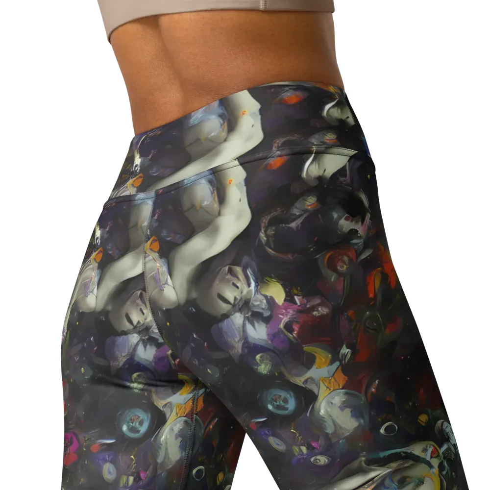 Dreamweaver's Canvas on Yoga Leggings — Back