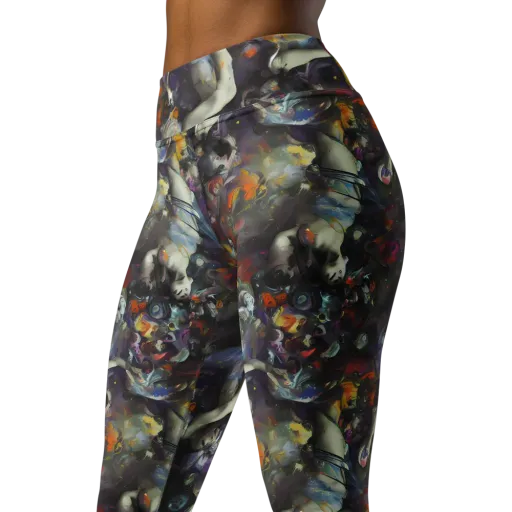 Dreamweaver's Canvas on a Yoga Leggings