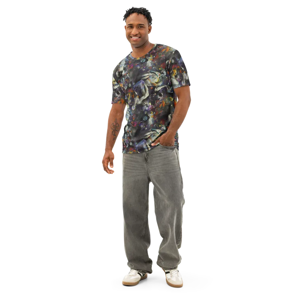 Dreamweaver's Canvas on Men's Cotton Crew Neck T-Shirt — Front