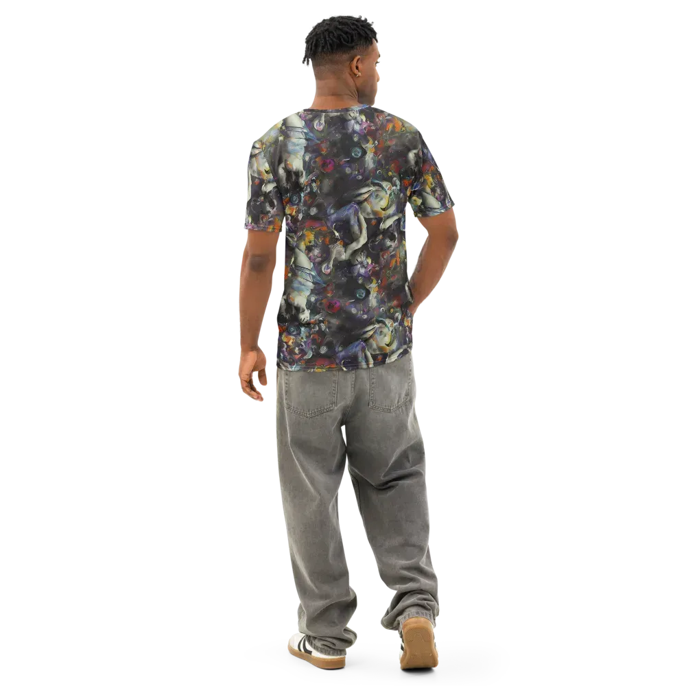 Dreamweaver's Canvas on Men's Cotton Crew Neck T-Shirt — Back