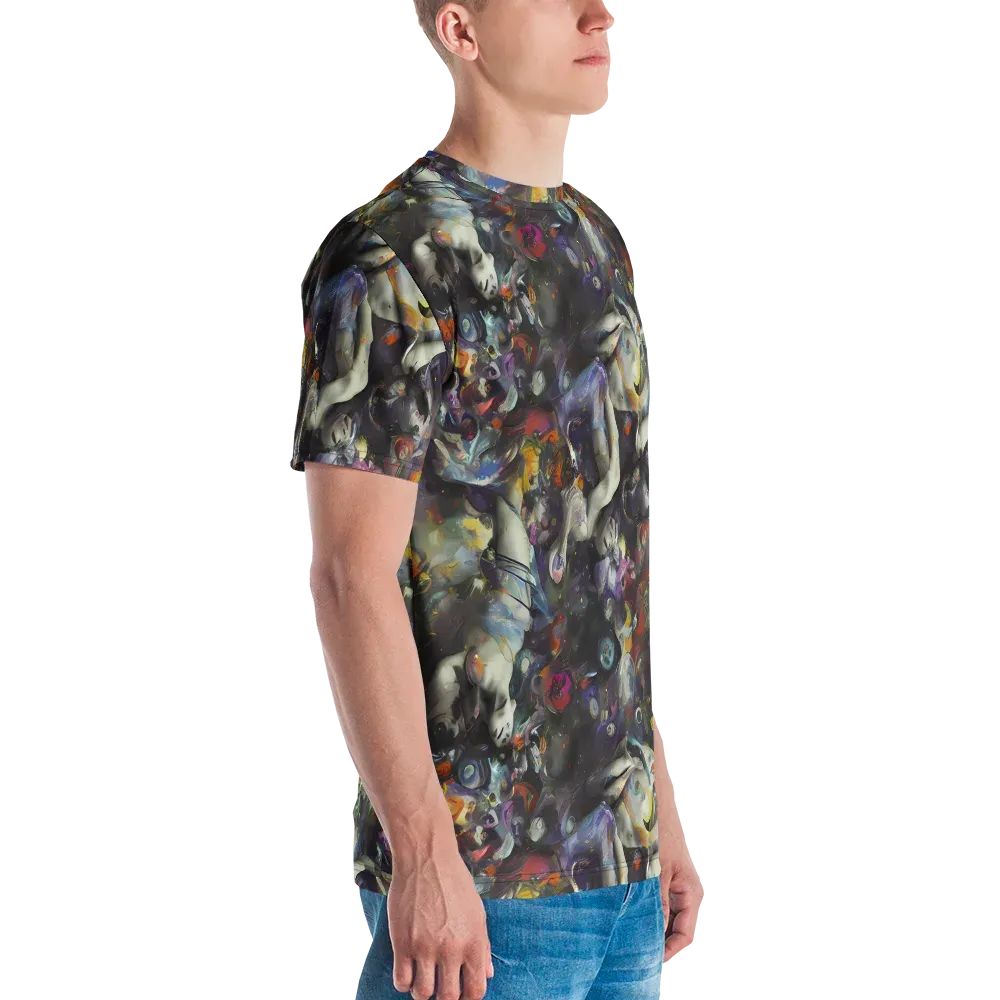 Dreamweaver's Canvas on Men's Crew Neck T-Shirt — Right