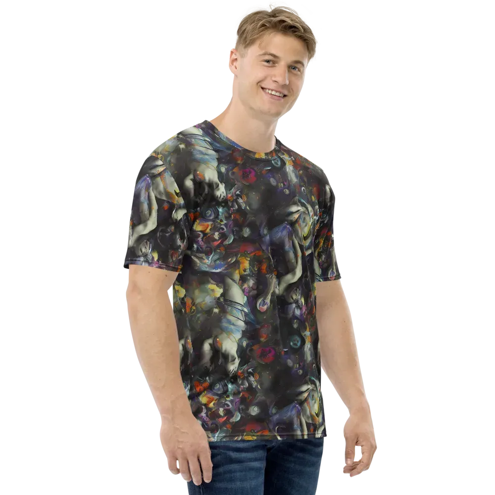 Dreamweaver's Canvas on Men's Crew Neck T-Shirt — Right