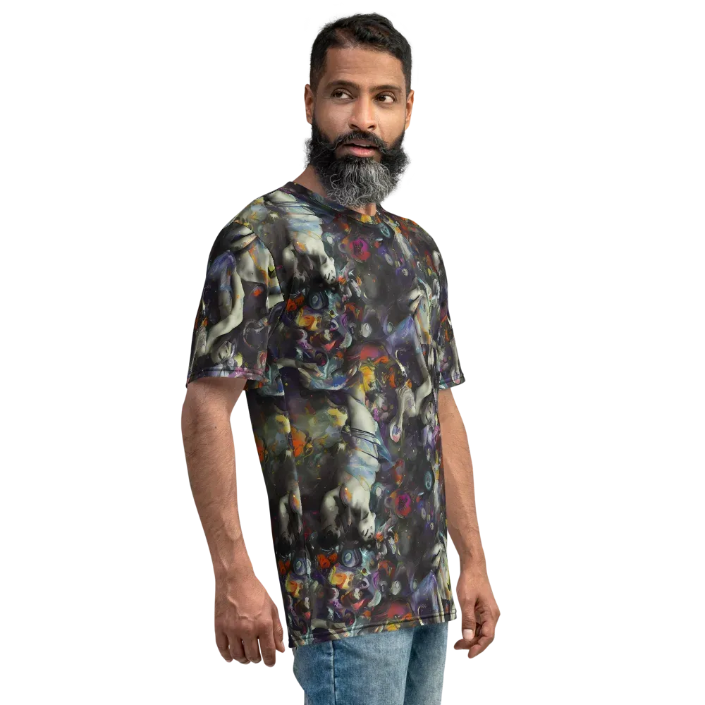 Dreamweaver's Canvas on Men's Crew Neck T-Shirt — Right